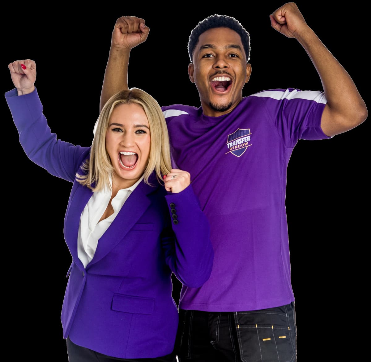 Football player ready for transfer